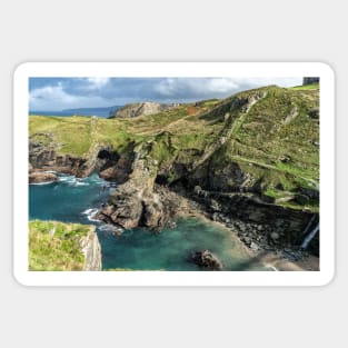 Cornwall Coast at Tintagel #1, UK Sticker